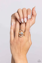 Load image into Gallery viewer, Shopaholic Statement - Gold Ring
