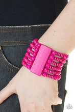 Load image into Gallery viewer, Dont Stop BELIZE-ing - Pink Bracelet
