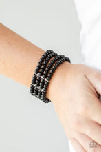 Load image into Gallery viewer, Stacked To The Top - Black Bracelet
