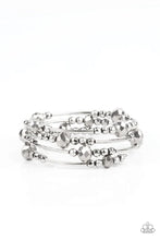 Load image into Gallery viewer, Showy Shimmer - Silver Bracelet
