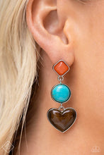 Load image into Gallery viewer, Desertscape Debut - Brown Post Earrings
