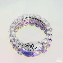 Load image into Gallery viewer, Gods Girl Necklace and God&#39;s Grace Bracelet - White 2pc Set
