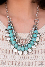 Load image into Gallery viewer, Leave Her Wild - Blue Necklace
