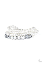 Load image into Gallery viewer, Refined Renegade - White Pearl Bracelet
