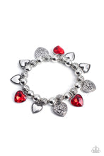 Load image into Gallery viewer, Charming Crush - Red Bracelet
