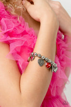 Load image into Gallery viewer, Charming Crush - Red Bracelet
